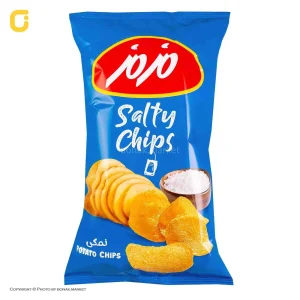 چیپس ساده نمکی بزرگ مزمز